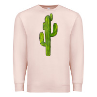 Pale Pink cactus Premium Sweatshirt - BarkalooDesign