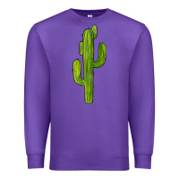 Purple cactus Premium Sweatshirt - BarkalooDesign