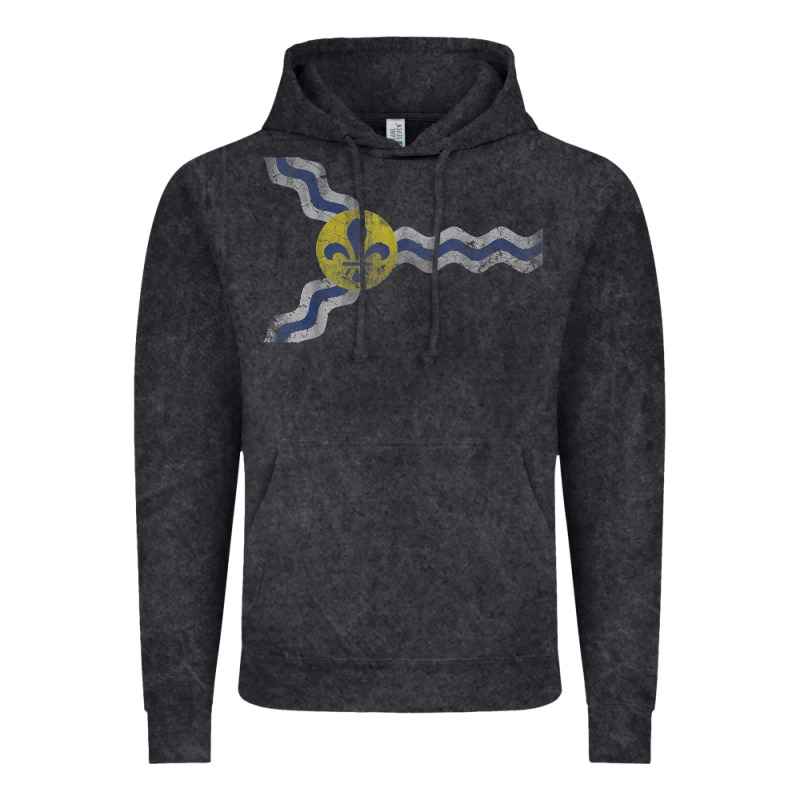 St Louis Missouri Flag Vintage Faded Home Family Vintage Hoodie by trangStudio | Teevron