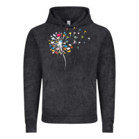 Vintage Black Womens Funny Dandelion Books Gift For Reading Lover Women Girls V-Neck Vintage Hoodie - trangStudio