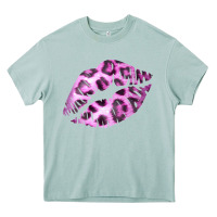 Arona Pink Leopard Lips Heavy Core Tee - Bettercallsaul