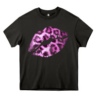 Asphalt Pink Leopard Lips Heavy Core Tee - Bettercallsaul