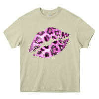 Mossy Pink Leopard Lips Heavy Core Tee - Bettercallsaul