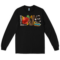 Black love teacher Long Sleeve Tee - OliviaCreatesArt