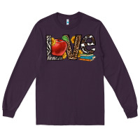 Plum love teacher Long Sleeve Tee - OliviaCreatesArt