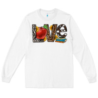 White love teacher Long Sleeve Tee - OliviaCreatesArt