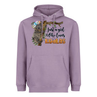Lavender just a girl who loves koalas Heavyweight Hoodie - BarkalooDesign