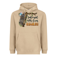 Mushroom just a girl who loves koalas Heavyweight Hoodie - BarkalooDesign