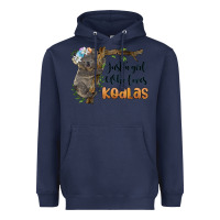 Navy just a girl who loves koalas Heavyweight Hoodie - BarkalooDesign