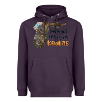Plum just a girl who loves koalas Heavyweight Hoodie - BarkalooDesign