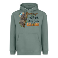 Sage just a girl who loves koalas Heavyweight Hoodie - BarkalooDesign