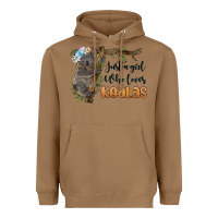 Toasted Coconut just a girl who loves koalas Heavyweight Hoodie - BarkalooDesign