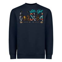 Navy let's get toasted Heavyweight Sweatshirt - CowhideDigitalArt