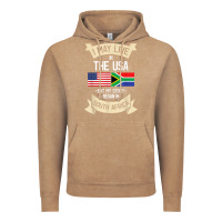 Vintage Coffee South Africa American Flag USA South African Roots Gifts Vintage Hoodie - trangStudio