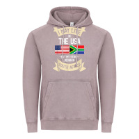 Vintage Zinc South Africa American Flag USA South African Roots Gifts Vintage Hoodie - trangStudio