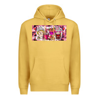 Antique Gold Valentine Coffee Premium Hoodie - CowhideDigitalArt