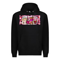 Black Valentine Coffee Premium Hoodie - CowhideDigitalArt