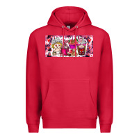 Cardinal Valentine Coffee Premium Hoodie - CowhideDigitalArt
