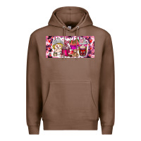 Chestnut Valentine Coffee Premium Hoodie - CowhideDigitalArt