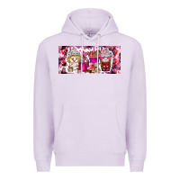 Lilac Valentine Coffee Premium Hoodie - CowhideDigitalArt