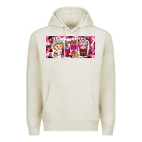 Oatmeal Heather Valentine Coffee Premium Hoodie - CowhideDigitalArt