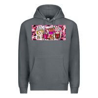 Rock Valentine Coffee Premium Hoodie - CowhideDigitalArt