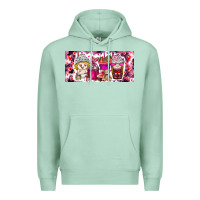 Seafoam Valentine Coffee Premium Hoodie - CowhideDigitalArt