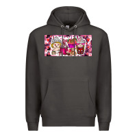 Smoke Valentine Coffee Premium Hoodie - CowhideDigitalArt
