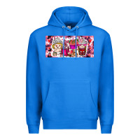 True Royal Valentine Coffee Premium Hoodie - CowhideDigitalArt