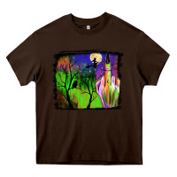 Chocolate Brown halloween background Heavy Core Tee - JahusDesignShop