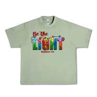 Oil Green be the light matthew 5 14 Urban Heavy Tee - CowGirlArtShop