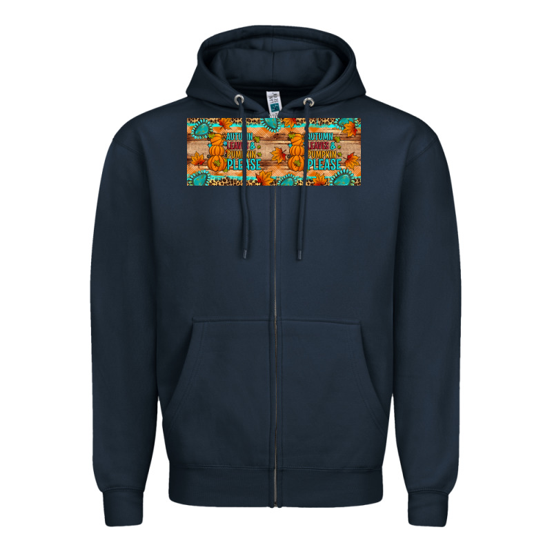 Autumn Leaves And Pumpkin Please 11 Oz Mug Zipper Hoodie by Artiststas | Teevron