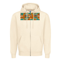 Sandshell Autumn leaves and pumpkin please 11 oz mug Zipper Hoodie - Artiststas