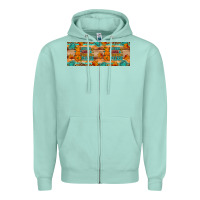 Seafoam Autumn leaves and pumpkin please 11 oz mug Zipper Hoodie - Artiststas