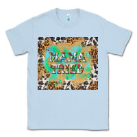 Dusty Blue mama tried with leopard and cowhide tumbler tbs Classic Tee - TumblerDesignByShophia