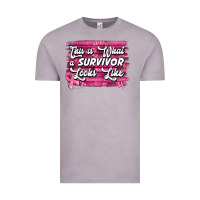 Vintage Zinc this is what a survivor looks like breast cancer awareness Vintage Tee - Jasminsmagicworld