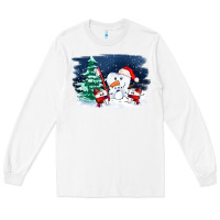 White teeth snow party costom ado Long Sleeve Tee - OliviaCreatesArt