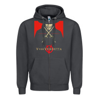 Smoke V For Vendetta Freedom Forever Zipper Hoodie - trangStudio
