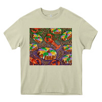 Mossy mardi gras king cake and crawfish Heavy Core Tee - RanaPortraitStore