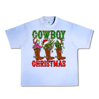 Grape Ice cowboy christmas boots cactus Urban Heavy Tee - CowGirlArtShop