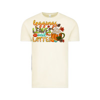 Leaves And Lattes Vintage Tee | Teevron