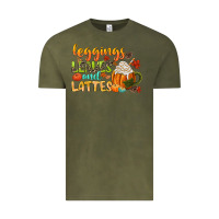 Vintage Olive leaves and lattes Vintage Tee - CowGirlArtShop