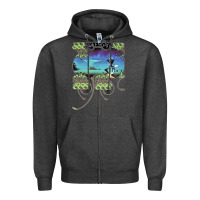 Charcoal Heather Yes Yessongs Zipper Hoodie - trangStudio