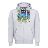 Heather Grey Yes Yessongs Zipper Hoodie - trangStudio