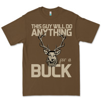 Cacao Funny Hunters Will Do Anything For a Buck Hunting Premium Tee - Bettercallsaul