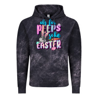 Cloud Black Oh for peeps sake Easter Day Vintage Hoodie - CowGirlArtShop