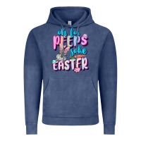 Vintage Denim Oh for peeps sake Easter Day Vintage Hoodie - CowGirlArtShop