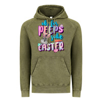 Vintage Olive Oh for peeps sake Easter Day Vintage Hoodie - CowGirlArtShop