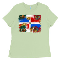 Matcha Mexican and Puerto Rico Flag Ladies Tee - texasbilliewilder
