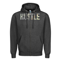 Charcoal Heather Hustle 100 Dollar Bill Christmas Gift entrepreneur Zipper Hoodie - trangStudio